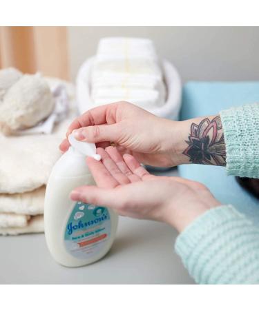 Johnson's CottonTouch Newborn Baby Face and Body Lotion - Hypoallergenic Moisturization with Real Cotton - 27.1 fl. oz - Paraben, Sulfate, and Dye-Free - Buy Online on SooperMarket.com