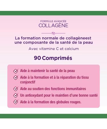Nature's Bounty Advanced Collagen Formula with Vitamin C and Calcium 90 Tablets - Buy Online on SooperMarket.com