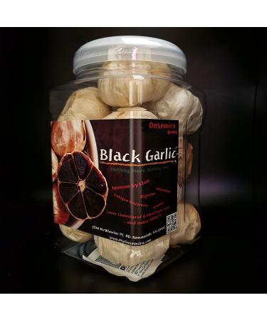 Onsemiro Organic Black Garlic in a 48oz. Jar (APPROX. 1.5 LBS) Made in USA