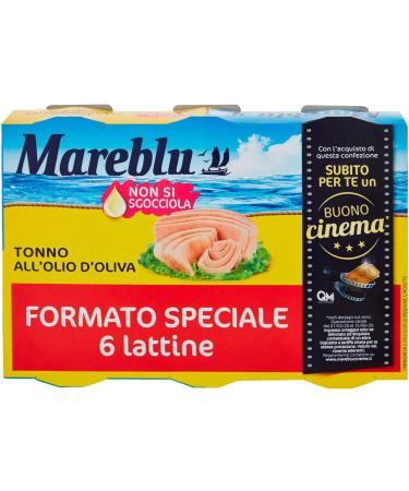 Mareblu Tuna In Olive Oil 6x60g - Buy Online on SooperMarket.com