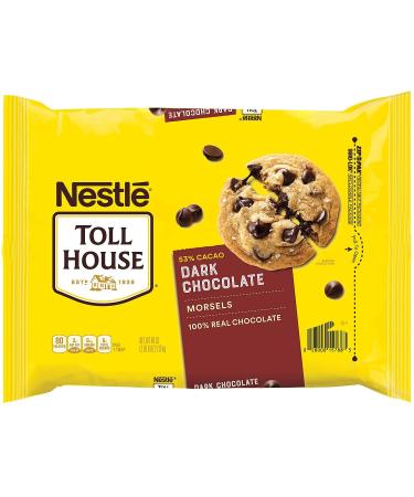 NESTLE TOLL HOUSE Dark Chocolate Morsels (40 Ounce) 2.49 Pound (Pack of 1)