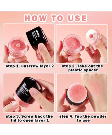 Natural Soft Shimmer Cream Blush Stick for Cheeks - Coral Red - Buy Online on SooperMarket.com