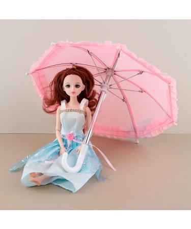 Azure Zone 5 Pack Colorful Mini Umbrella Cute Mini Sunny Rainy Umbrella for Decoration Photography Props Supplies - Buy Online on SooperMarket.com