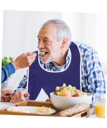 Apron Bibs Adult Eating Bib Household Clothing Protector Bib for Adults for Eating Food Eating Bib Adult Bib Dinner Bib Elder Eat Bib Polyester Neutral1149 - Buy Online on SooperMarket.com