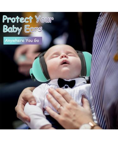 FungLam Baby Ear Defender Noise Cancelling Headphones for Kids Noise Reduction Earmuffs Adjustable Headband Hearing Protection for 0-3 baby/Years Infant/Toddlers Green - Buy Online on SooperMarket.com