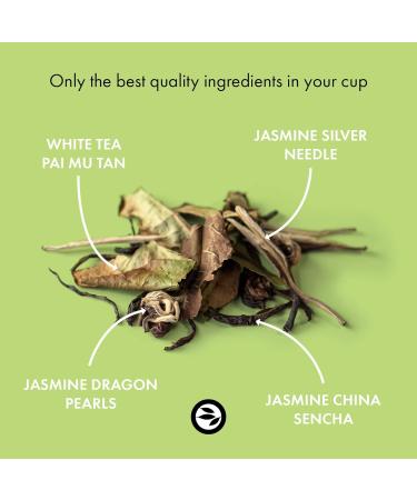 Jasmin Imperial Organic Jasmine Tea - 100g Can | Premium Green & White Teas | Alveus - No Additives 40 Cups - Buy Online on SooperMarket.com