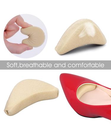Adjustable Soft Sponge Shoe Fillers | Big Toe Plug Inserts for High Heels | Unisex Foot Pain Relief | Black, 2 Pairs - Buy Online on SooperMarket.com