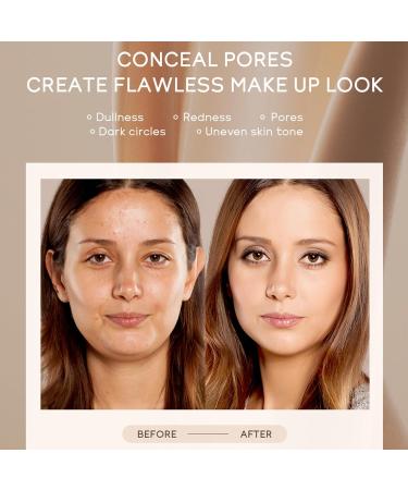 CC Cream Foundation SPF 50+ Anti-Redness Brightening Medium Tone, Natural Glowy Finish - Buy Online on SooperMarket.com