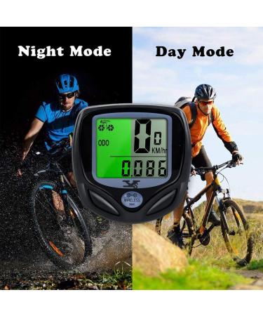 YS Bicycle Speedometer and Odometer - Wireless Waterproof Bike Computer with LCD Display - Buy Online on SooperMarket.com