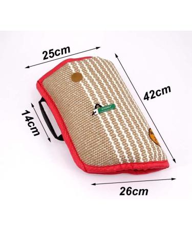 SUNDELY Dog Bite Arm Sleeve Guard Safety Train Pillow for Training Police Young Working Dog Schutzhund German Shepherd Malinois Little Intermediate Size (Red Edge) - Buy Online on SooperMarket.com