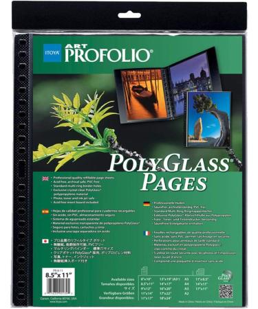 Itoya ProFolio Multi-Ring Refillable Binder 9x12 with PolyGlass Pages and Cleaning Cloth - Buy Online on SooperMarket.com