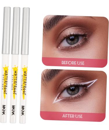 Mikinona Eye Shadow Cosmetics 5pcs White Lying Silkworm Pen Eyeshadow Stick Eyeshadow Crayon Makeup Stick Girl Matte Eyeliner - Buy Online on SooperMarket.com