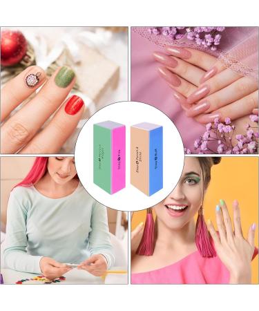 SKYPIA 6 Pack 4 Way Nail Buffer Block - Professional Nail Files for Smooth Buff & Shine - International Shipping - Buy Online on SooperMarket.com
