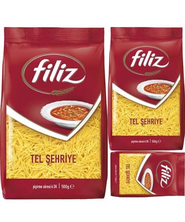 Filiz Pasta Vermicelli 500 Gram x 3 Packs