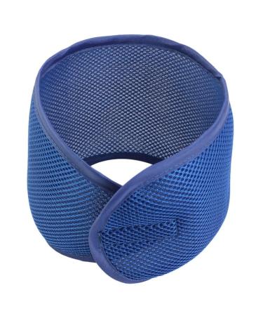 JSGHGDF Mesh Hair Wraps for Black Women Mesh Wrap Spa Headband For Washing Face Sleeping Hair Wrap Hair Net for Women Makeup Blue
