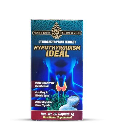 Suplemento Tiroides Hipo Tyro Ideal Hipotiroidismo Hypothyroidism Acelera Metabolismo Perdida de Peso 60 Caps