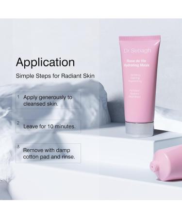 Dr Sebagh Rose de Vie Hydrating Face Mask - Jet Lag & Overnight Moisturizer for Glowing Skin - Hydrating Mask for Beautiful Radiant Skin (3.38 fl. Oz.) - Shop Internationally - Buy Online on SooperMarket.com