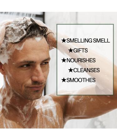Handmade Men s Exfoliating Soap Bar | Citrus Cedar Shampoo & Body Scrub | Nourish & Cleanse Skin & Hair - Buy Online on SooperMarket.com