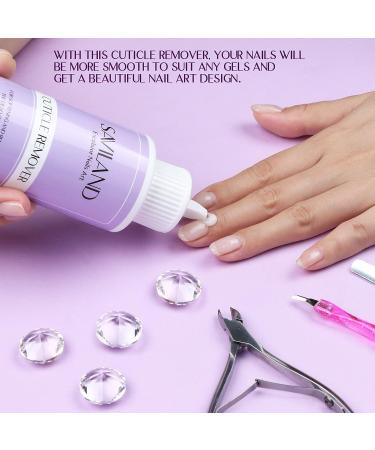 Saviland 180ML Cuticle Remover Kit - High Capacity 6.09 Oz Liquid with Pusher, Trimmer, Nipper - Nail Care Manicure Tool for Home and Salon Use - Buy Online on SooperMarket.com