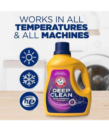 ARM & HAMMER Deep Clean Odor Formula Liquid Laundry Detergent 102 fl oz - 68 Loads | International Shipping Available - Buy Online on SooperMarket.com