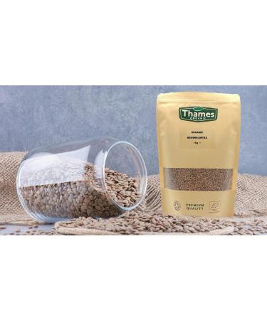 Thames Organic 500g Brown Lentils - High Fiber, High Protein, No Additives, Raw Vegan - Ideal for Soups, Salads, Curries - Nutritious & Flavorful - GMO-Free - Buy Online on SooperMarket.com