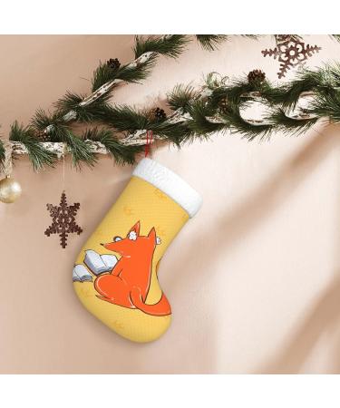 YYHHAOFA Sunflower Seeds and Foxes Christmas Decorative Stockings : Soft Light and Tactile Suitable for Christmas Halloween - Buy Online on SooperMarket.com