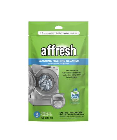 Affresh Washing Machine Cleaner Cleans Front Load and Top Load Washers Including HE 3 Tablets