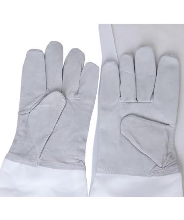 BESTOPE Beekeeping Protective Gloves with Vented Long Sleeves 4.33" Width--Grey 1 Pair - Buy Online on SooperMarket.com