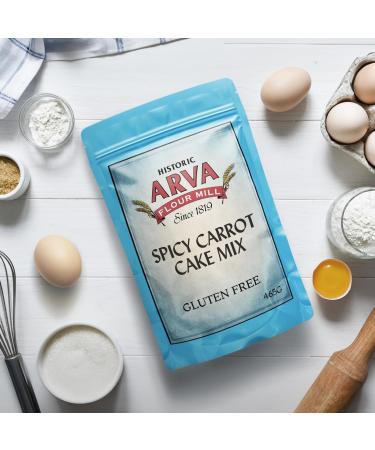 Gluten Free Carrot Cake Mix Spicy Carrot Cake Mix 435g - Makes a 9x9 Cake or 12 Cupcakes 100% GF Mix - Made in Canada by Arva Flour Mills - Buy Online on SooperMarket.com