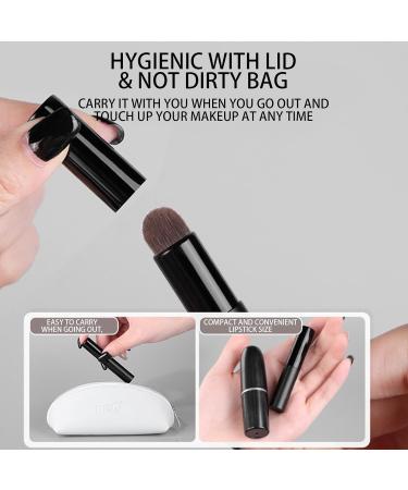 Goowafur Lip Brush | Lip Gloss Applicator with Lid Portable Brush Lip Gloss Makeup Brush Makeup Applicator Eyeshadow Brush for Women Girls - Buy Online on SooperMarket.com