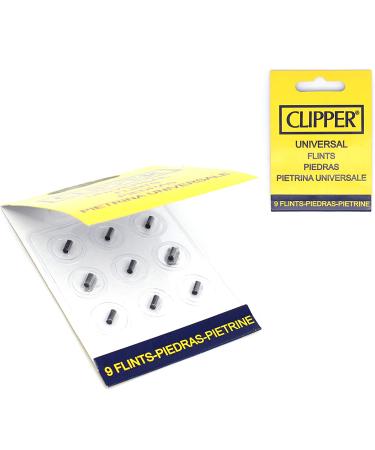 Clipper Lighter Flints 2-Packs x9 Flints Each  Compatible with All Flint Lighters Including Clipper and Zippo Lighters - Buy Online on SooperMarket.com