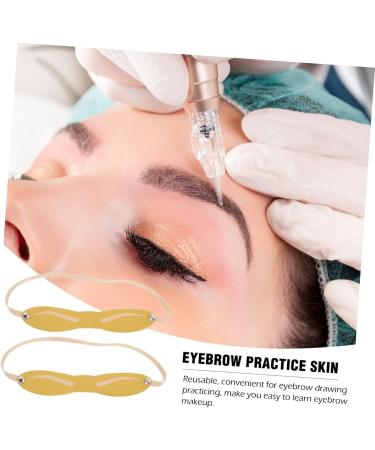 Angoily 80 Pcs Eyebrow Practice Skin Fake Skin for Microblading Eyebrows Eyebrow Skin Eyebrow Trimming - Buy Online on SooperMarket.com