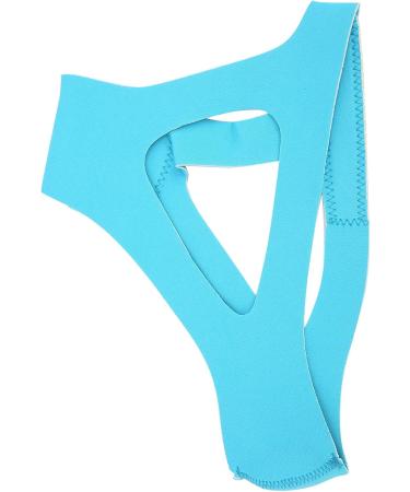 Adjustable Strap Triangular Jaw Support Belt for Snoring Prevention - Sky Blue - Buy Online on SooperMarket.com