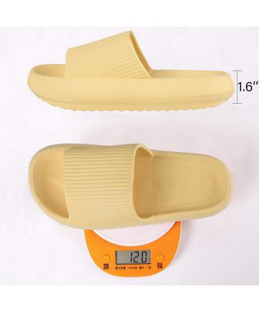 Monerffi Women's Outdoor Sandals - Anti-Slip Beach Casual Open Toe Footwear Vintage Breathable Lightweight Platform - Size 42/43 EU Yellow - Buy Online on SooperMarket.com