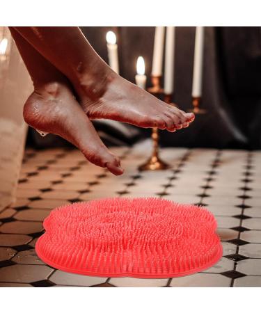 KOMBIUDA Lazy Back Rub Pad Foot Massager Bathroom Non-skid Foot Scrubber Care Cleaning Pad - Buy Online on SooperMarket.com