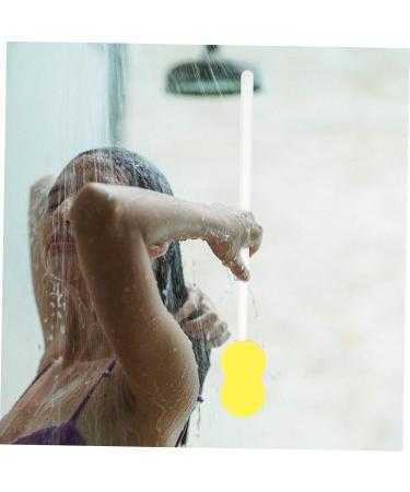BELLIFFY Long Handle Bath Sponge Back Cleaner for Shower Loofah Exfoliating Body Scrubber Shower Brush Back Brush for Shower Sponges for Brush Handle for Shower Handled Sponge Bathing Pp - Buy Online on SooperMarket.com