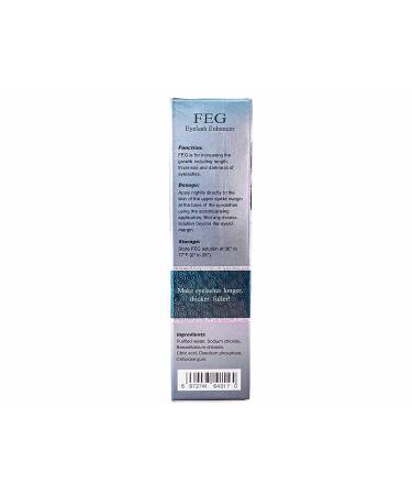 FEG Eyelash Rapid Growth Serum | 2 Pack | For Lash & Brow | Longer & Darker lashes | Best Natural Serum - Buy Online on SooperMarket.com