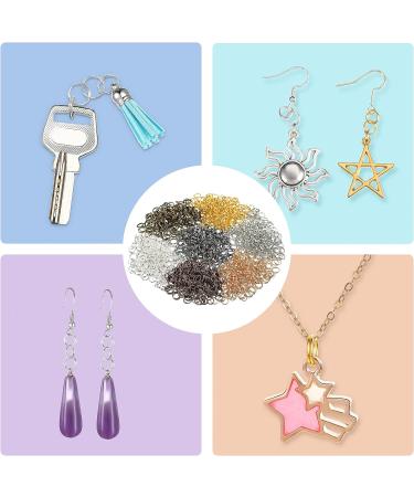 Hotop 1402 Pieces Split Jump Rings Set - MultiColor Jewelry Split Rings with Opener and Plier for DIY Craft Making - Buy Online on SooperMarket.com