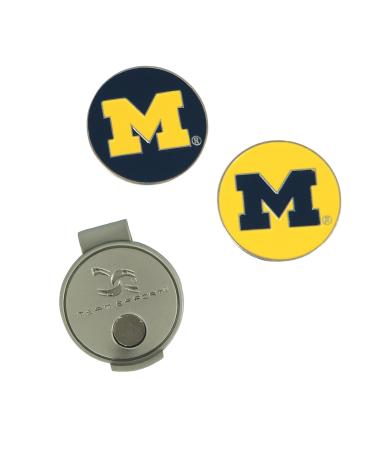 Team Effort Collegiate Hat Clip & 2 Ball Markers Michigan Wolverines