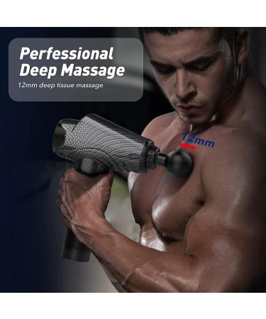 Deep Tissue Percussion Massage Gun - 10 Heads, 30 Speeds for Athletes - Buy Online on SooperMarket.com