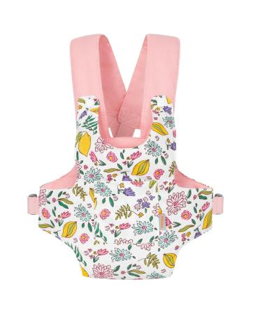 GAGAKU Baby Doll Carrier Doll Accessory Stuffed Animal Carrier with Adjustable Straps for Kids Pink - Lemon 9_lemon