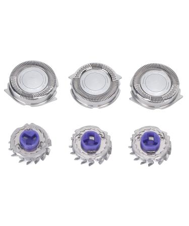 Fournyaa Replacement Shaver Head 3 Cutter Heads for Philips PT HQ7 Q6 HQ8 S3 AT Series