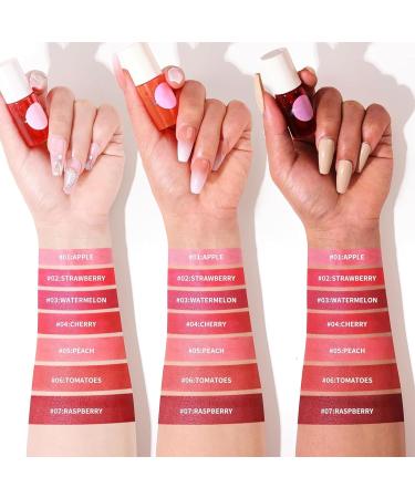 Lip Tint Stain Set - Long Lasting Waterproof Lightweight Non-Sticky & Transfer-Proof Lip Gloss for All-Day Wear - Buy Online on SooperMarket.com