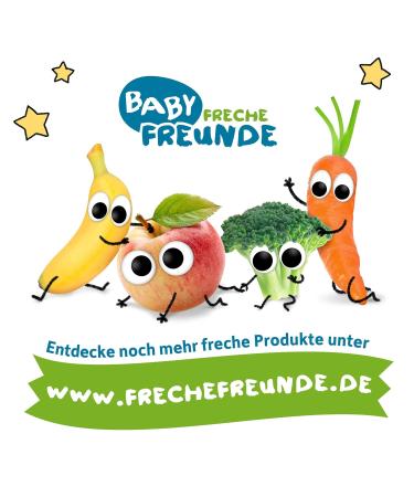 Freche Freunde Organic Pear & Banana Baby Porridge (6 x 190g) | Perfect for Babies 5 Months+ - Buy Online on SooperMarket.com