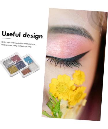 BELLIFFY 2pcs Glitter Eye Makeup Eye Glitter Makeup Glitter for Eyes Eye Shadow Palette Decorative Eyeshadow - Buy Online on SooperMarket.com