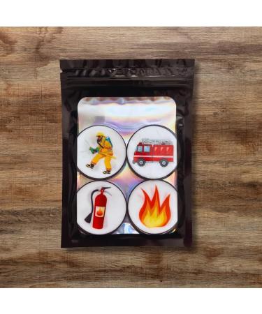 PRECUT Fire Engine Cupcake Toppers Fire Service Edible Cake Decorations Edible Fireman Decorations Fire Engine Cupcake Toppers Fire Cake Toppers (Pack of 24) - Buy Online on SooperMarket.com