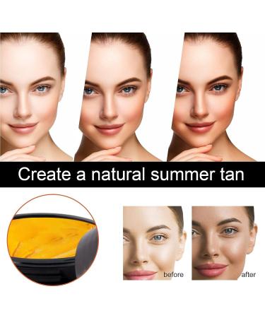 Wangjiahua Eelhoe Tanning Gel - Intensive Brown Premium Accelerator Cream for Sunbeds & Outdoor Sun - 2PCS Set - Buy Online on SooperMarket.com