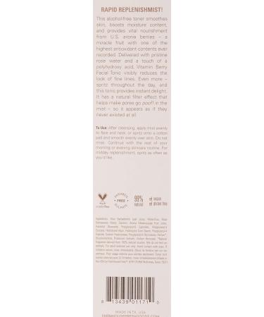 Shop FarmHouse Fresh Vitamin Berry Facial Tonic - 3.5 Fl Oz | Natural Skincare & International Shipping - Buy Online on SooperMarket.com