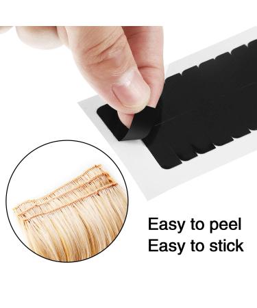 360 Double Sided Hair Extension Tape Tabs - Black Adhesive for Extensions & Wigs - Buy Online on SooperMarket.com
