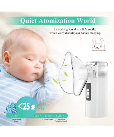 PIFUNY Handheld Inhaler Nebulizer - Portable Asthma Machine for Kids with 2 Masks & Mouthpiece - Rechargeable for Travel & Home Use - Buy Online on SooperMarket.com